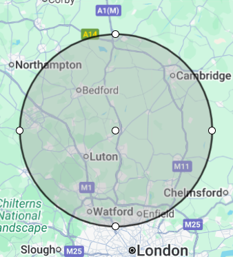 map of coverage